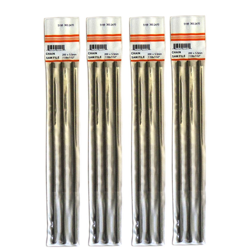 ソーチェーン(チェーンソー替刃) 目立て用 丸ヤスリ 棒やすり 5.5mm 12 