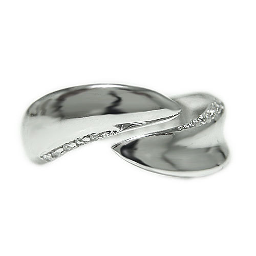 PT900プラチナ リング 指輪 ダイヤモンド 幅広 太め ボリューム 中指 