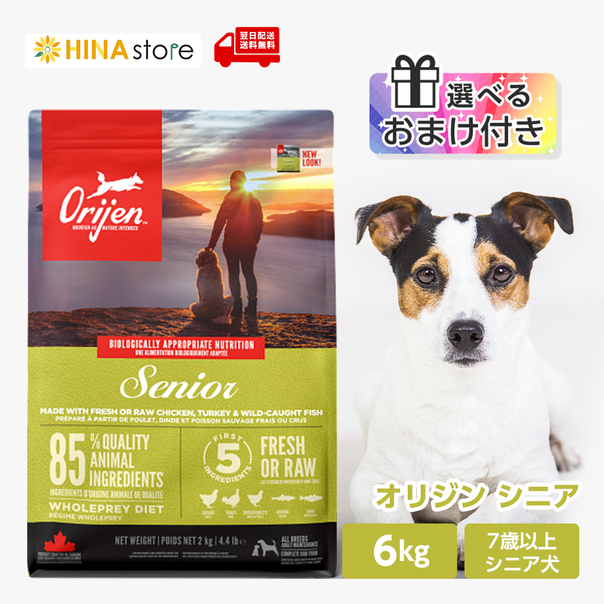 オリジン シニア 6kg x2 12kg ドライフード ドッグフード 犬用 オリジン シニア 6kg x2 12kg ドライフード ドッグフード 犬用