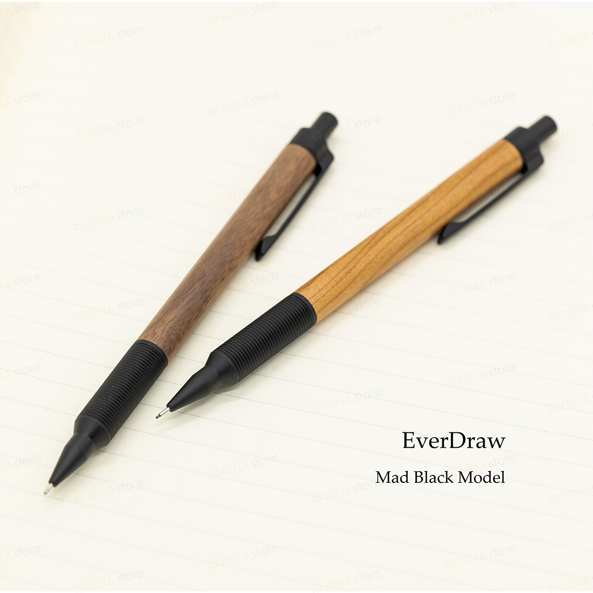 LUDDITE（ラダイト） シャープペンシル EverDraw Wood 0.5 シャーペン