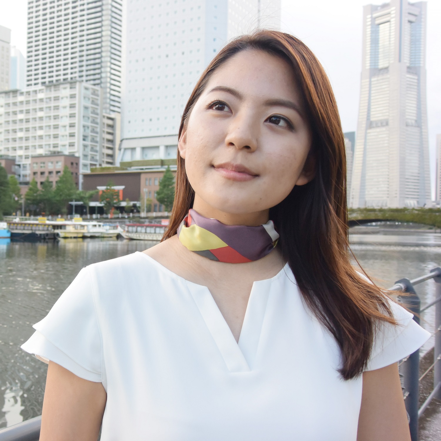 美品　エルメス　ツイリー　コルダージュ　ロープ柄　シルク100% スカーフ HERMES エルメス Twilly Scarf ツイリー スカーフ シルク100