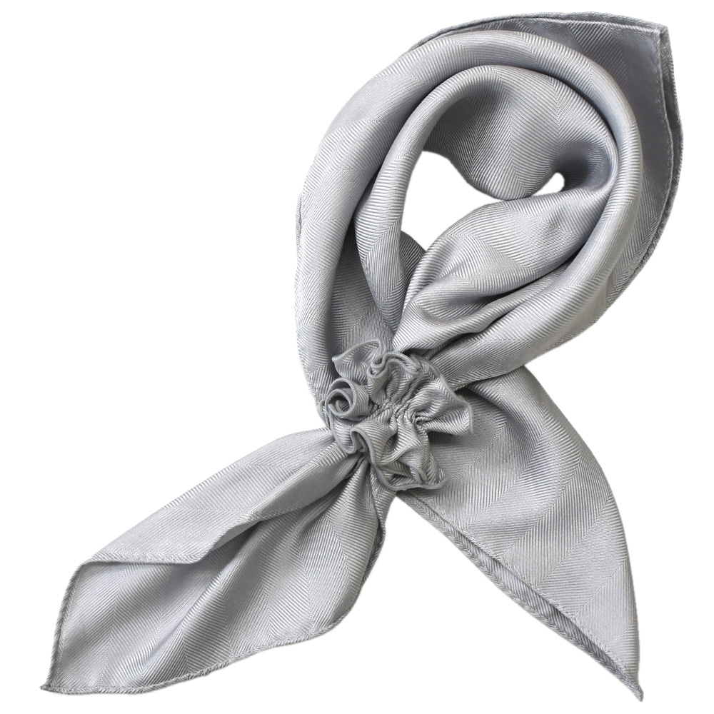 スカーフ シルク100％ ヘリンボン ジャカード ギフト 日本製