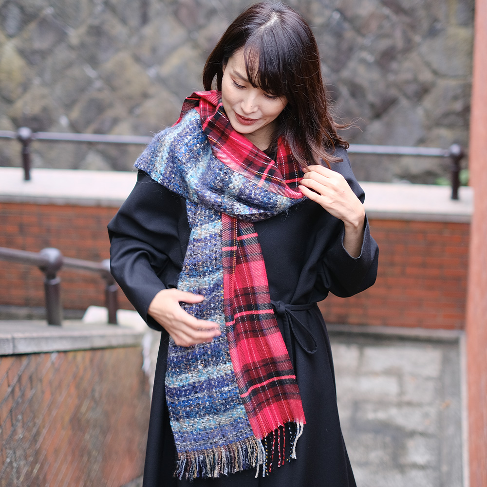 レディース ストール マフラー フランス製 P.Cornillon P.コルニヨン