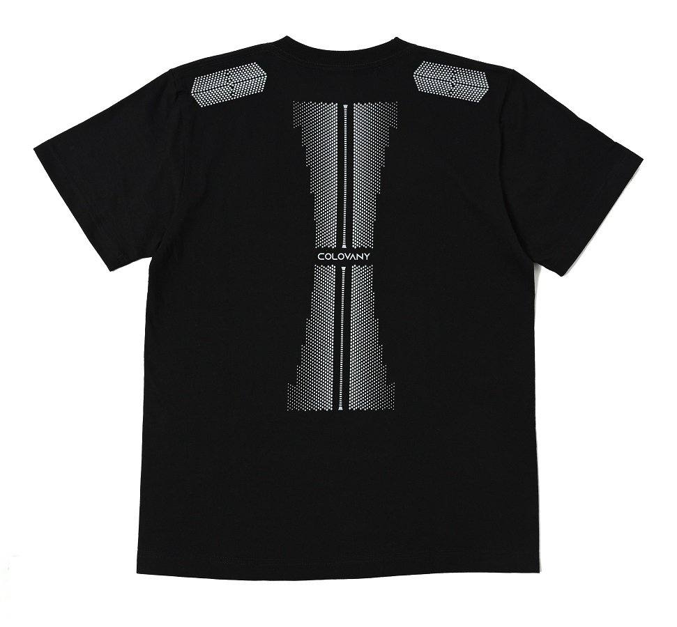 コロバニィ コットンTシャツ(ブラック) SPAORE 健康 特許取得 温