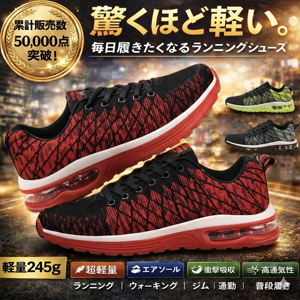 スニーカー レディース ランニングシューズ スリッポン 立ち仕事