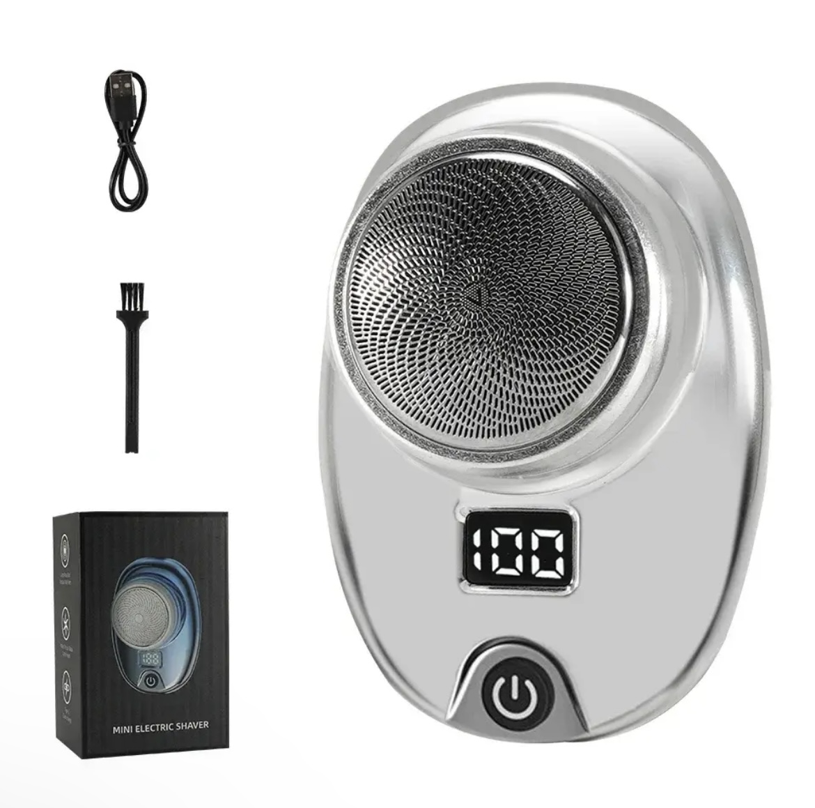 髭剃り 電気シェーバー 替刃付き ミニシェーバー メンズ USB充電 携帯