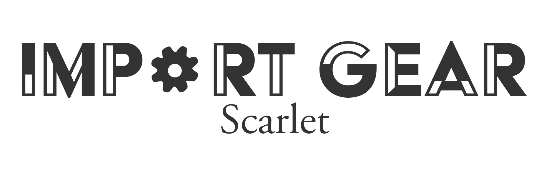 インポートギア scarlet ロゴ