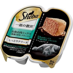 Yahoo! Yahoo!ショッピング(ヤフー ショッピング)【在庫処分】【44】 シーバ 一皿の贅沢 しっとりテリーヌ お魚お肉ミックス 厳選白身魚・チキン入り （75g） キャットフード