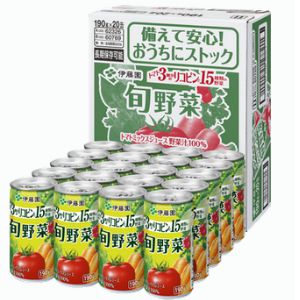 【20本セット】 伊藤園 旬野菜 (190g×20本入)  缶 野菜ジュース｜scbmitsuokun1972