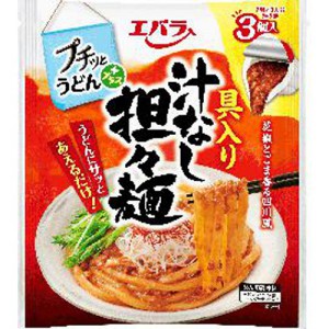 Yahoo! Yahoo!ショッピング(ヤフー ショッピング)エバラ プチッとうどん 具入り 汁なし担々麺 （3個） うどん たれ