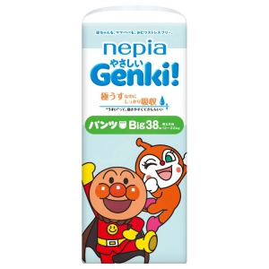 ネピア やさしい Genki! ゲンキ パンツ Bigサイズ 男女共用 (38枚) ベビー用品 おむつ : 4901121556567 : SCB -  通販 - Yahoo!ショッピング