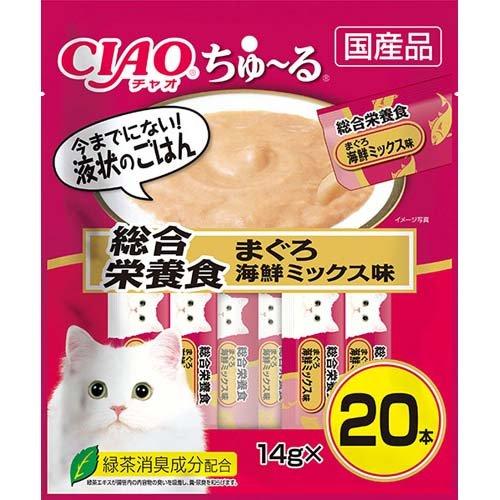 在庫処分】[74] いなば CIAO チャオ ちゅ〜る 総合栄養食 まぐろ 海鮮