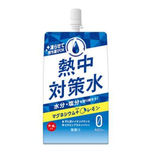 Yahoo! Yahoo!ショッピング(ヤフー ショッピング)【在庫処分】 賞味期限2025年6月7日 赤穗化成 熱中対策水 パウチ レモン味 （300g） 清涼飲料