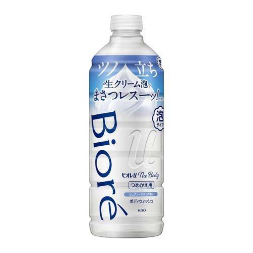 ビオレuザボディ ボディウォッシュ 本体 詰め替え　各種 花王 ビオレu ザ ボディ 泡タイプ ピュアリーサボンの香り 440ml
