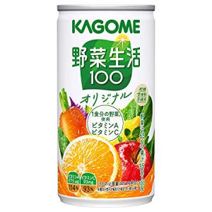 【30本セット】 カゴメ 野菜生活100 オリジナル (190g×30本入) 缶 野菜ジュース｜scbmitsuokun1972