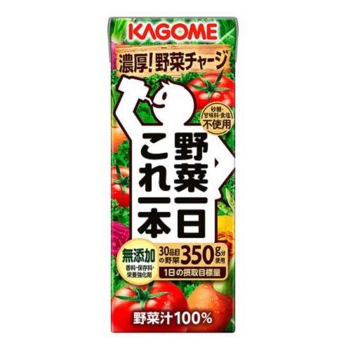 【24本セット】 カゴメ 野菜一日これ一本 (200ml×24本入) 紙パック 野菜100％｜scbmitsuokun1972