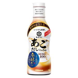 【在庫処分】 賞味期限：2024年12月31日 キッコーマン いつでも新鮮 あごだししょうゆ (330ml) 調味料