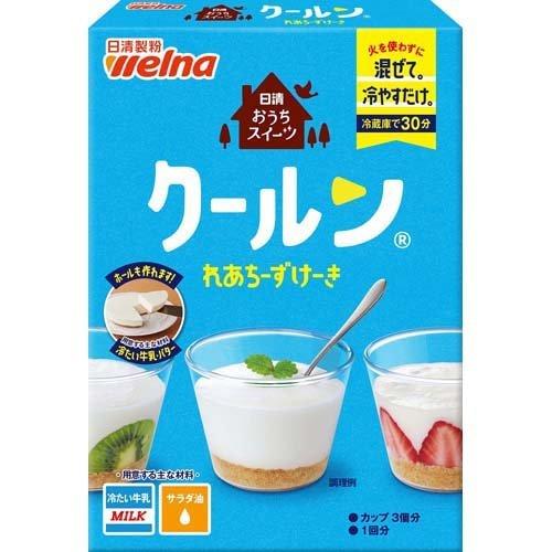 Yahoo! Yahoo!ショッピング(ヤフー ショッピング)【在庫処分】 賞味期限：2025年4月2日 日清 おうちスイーツ クールン れあちーずけーき （90g） 製菓材料