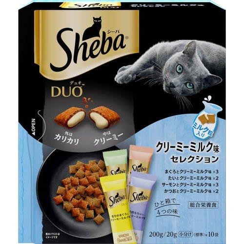 Yahoo! Yahoo!ショッピング(ヤフー ショッピング)【在庫処分】[7] マースジャパン シーバ デュオ クリーミーミルク味セレクション （200g） キャットフード ドライ