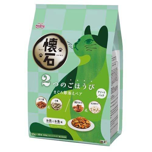 Yahoo! Yahoo!ショッピング(ヤフー ショッピング)【在庫処分】[5] 懐石 2つのごほうび まぐろ節添えペア 猫用 （650g） キャットフード ドライ