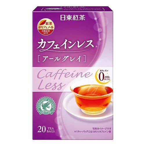 【在庫処分】 賞味期限：2026年5月31日 日東紅茶 カフェインレス アールグレイ (20袋入) 紅茶 ティーバッグ
