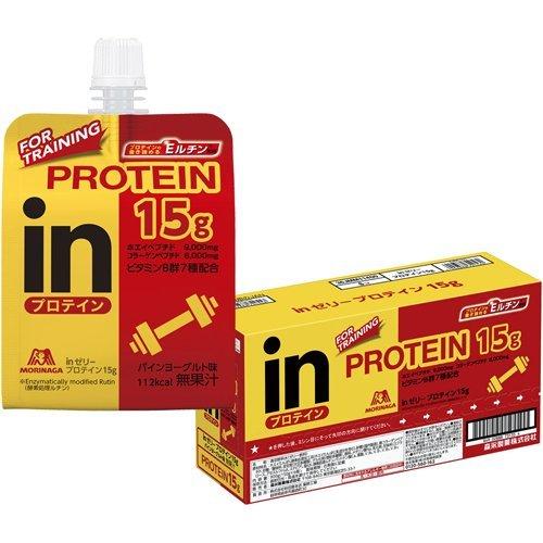 森永製菓 inゼリー プロテイン15g パインヨーグルト味 (150g×6個