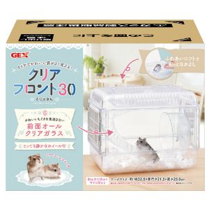 クリアフロント 30 クリスタル (1個) ハムスター用ケージ : SCB