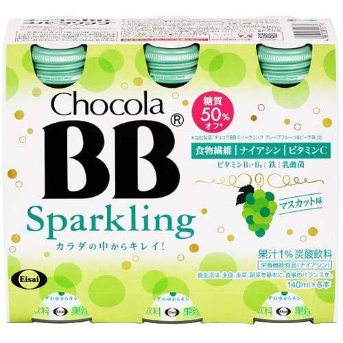 チョコラBB スパークリング マスカット (140ml×6本) 栄養機能食品