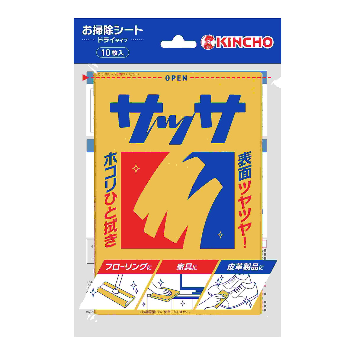Yahoo! Yahoo!ショッピング(ヤフー ショッピング)大日本除虫菊 キンチョー サッサ V （10枚入） ホコリひと拭き、表面ツヤツヤ！