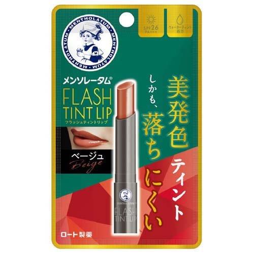 メンソレータム フラッシュティントリップ ベージュ (2g) カラーリップ