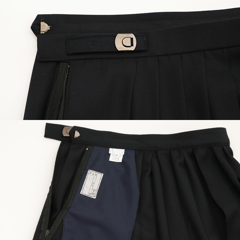 ティアラ 1402シリーズ 女子 サージ織り 24本箱ヒダ セーラー服用スカート (W60〜69cm×丈56〜68cm) (送料無料) (取寄せ)