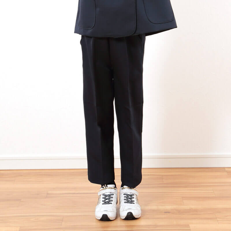 小学生 制服 ズボン 紺 総ゴム 小学校 長ズボン 男子 学生服 洗える 撥水 B体 ゆったり B体S(140cmB)〜B体L(160cmB) 男の子 男児 子供 (送料無料) (取寄せ)