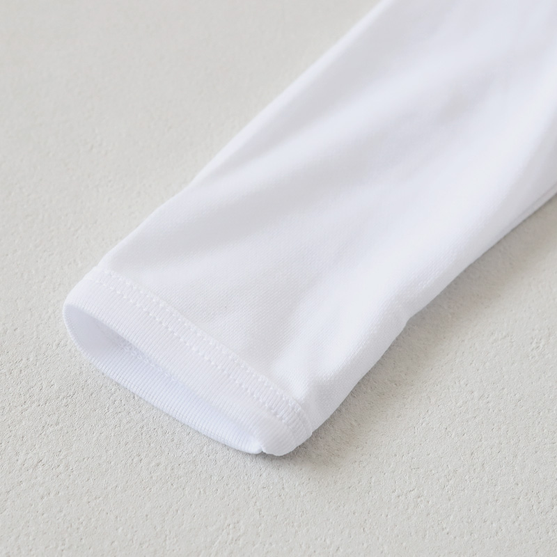 キッズ 長袖 インナー 男の子 暖かい 速乾 冬 2枚組 110〜160cm 子供 下着 肌着 厚地 長袖シャツ 白 乾きやすい 丸首 無地 110 120 130 140 150 160