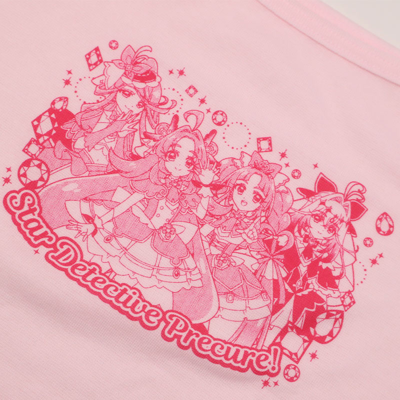 名探偵 プリキュア キャミソール 女児 名探偵プリキュア 2枚組 100 110 120 130 cm ノースリーブ 肌着 女児 入園 入園祝い 入園準備