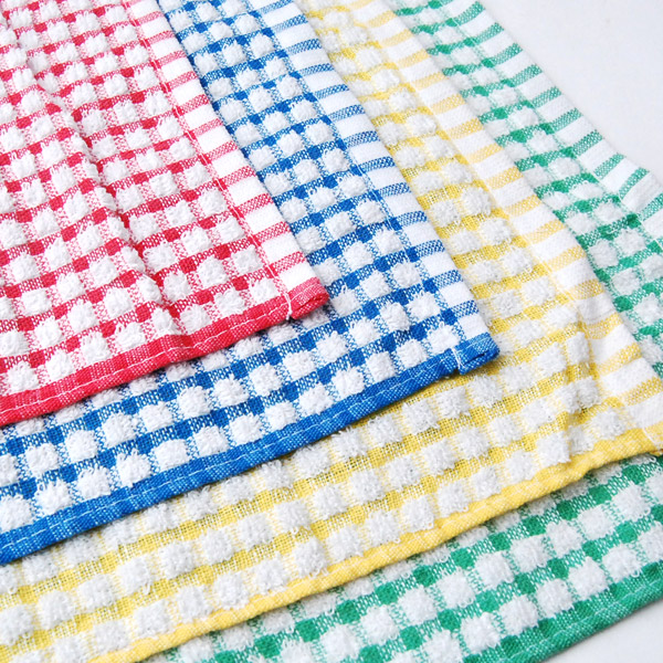 おしぼりタオル 12枚組 約28cm×40cm ワッフル素材 ふきん 布巾 ウォッシュタオル カラータオル 台拭き お手拭き おてふき お絞り まとめ買い