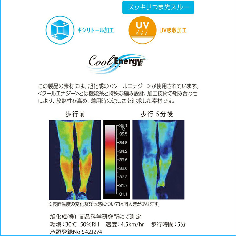 ストッキング パンティストッキング レディース 夏用 3足組 涼感 UV UV吸収加工 抗菌防臭 ノンラン ゾッキ つま先スルー M-L・L-LL