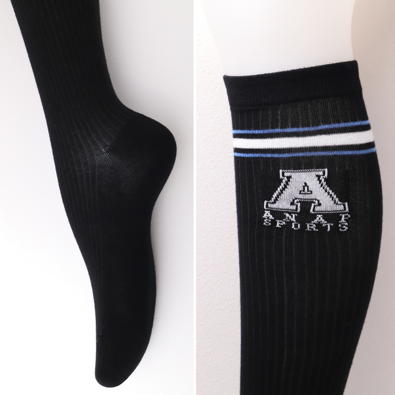 キッズ ニーハイソックス 女の子 靴下 ハイソックス オーバーニー ニーハイ ソックス ANAP SPORTS 膝上ソックス ダンス 19-21cm 22-24cm スクールソックス
