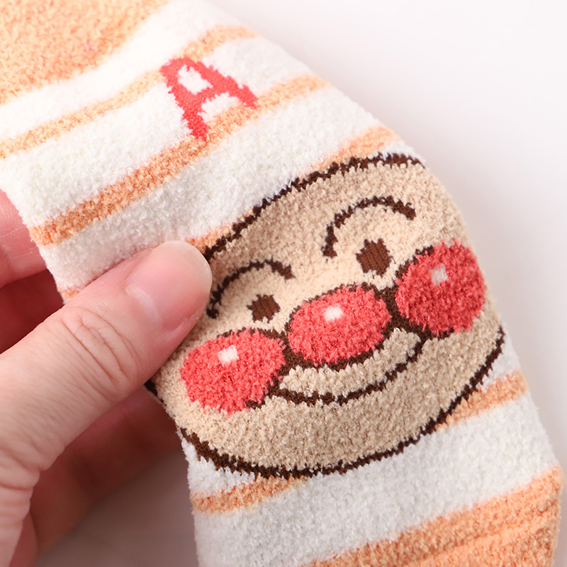 アンパンマン 靴下 キッズ ベビーソックス クルー丈 男の子 女の子 滑り止め 9-14cm 子供 かわいい ソックス キャラクター靴下 ベビー キャラクター すべり止め