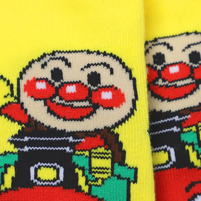 アンパンマン 靴下 キッズ ベビーソックス クルー丈 男の子 女の子 滑り止め 9-14cm 子供 かわいい ソックス キャラクター靴下 ベビー キャラクター すべり止め