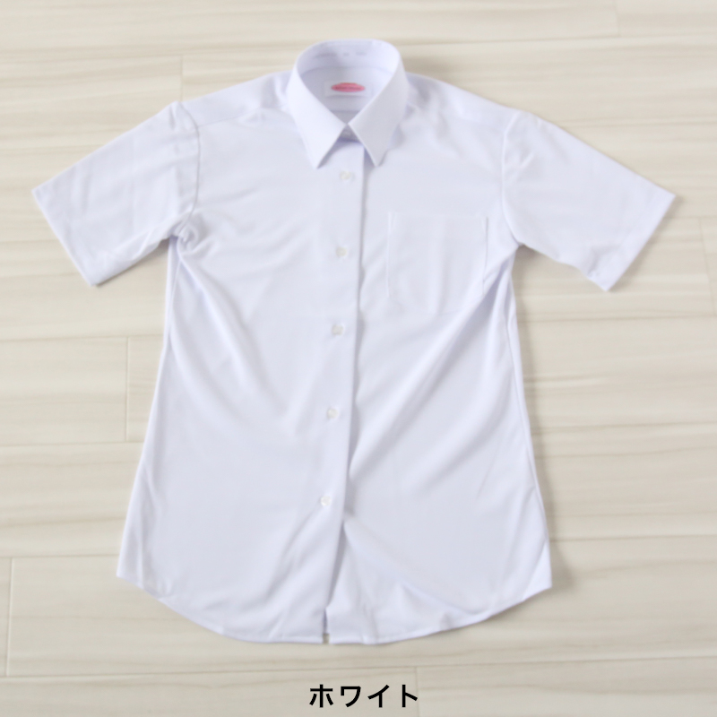 トンボ スクールシャツ 女子 半袖 ストレッチ ニット 学生服 シャツ SS〜BEL (制服 中学生 高校生 学校 ノーアイロン 透けにくい 女の子)