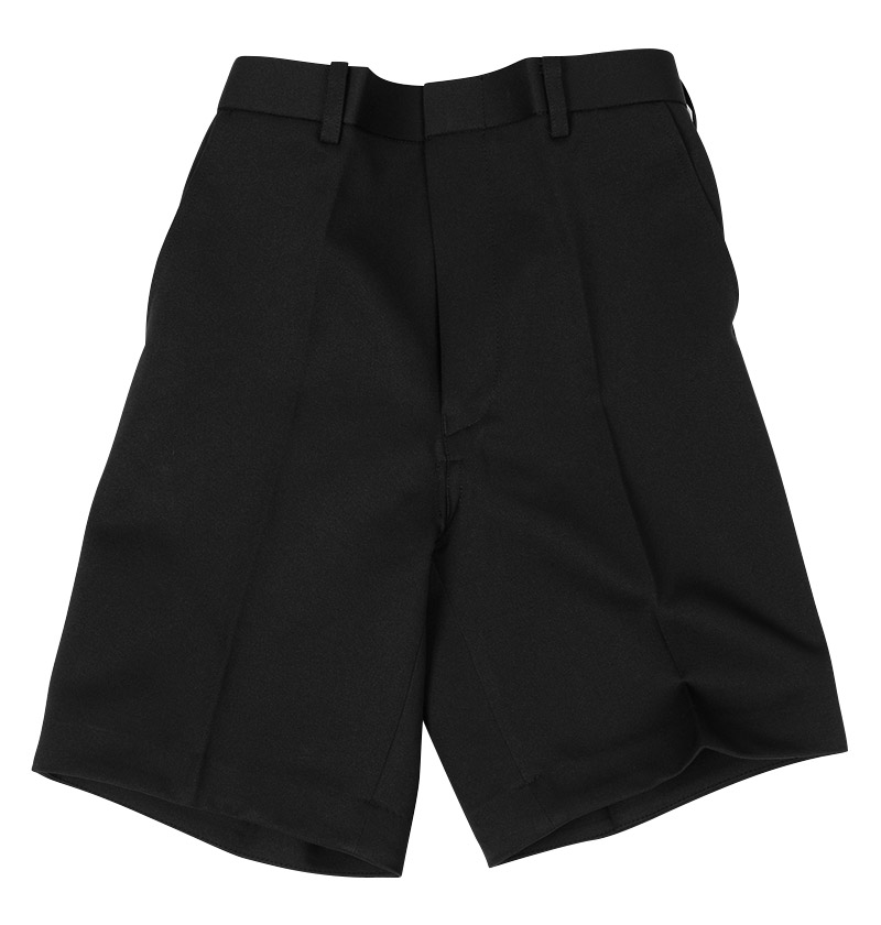 学生服 半ズボン 夏用 男子 5分丈 黒 ノータック 110cmA〜170cmB 制服 小学生 小学校 夏ズボン 男の子 洗える (取寄せ)