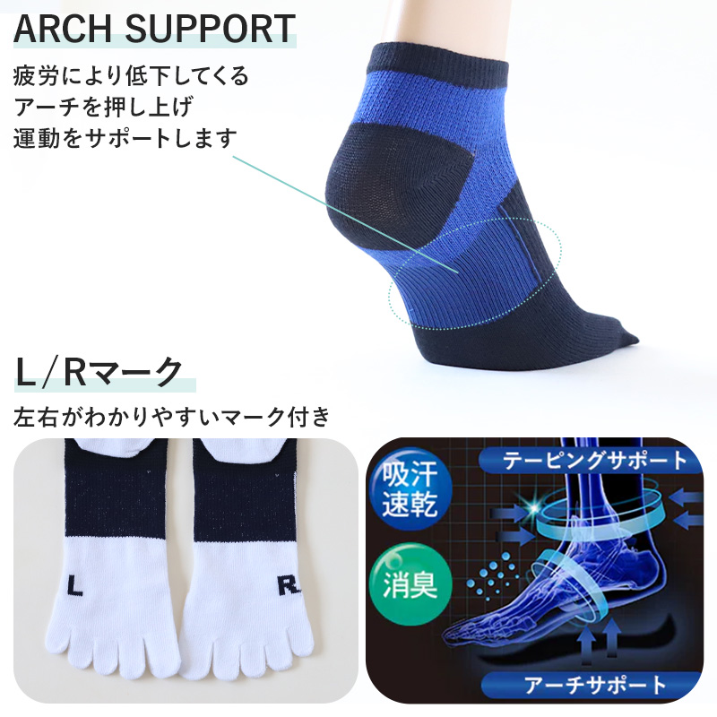 ナイキ　５本指　くるぶし　ソックス
