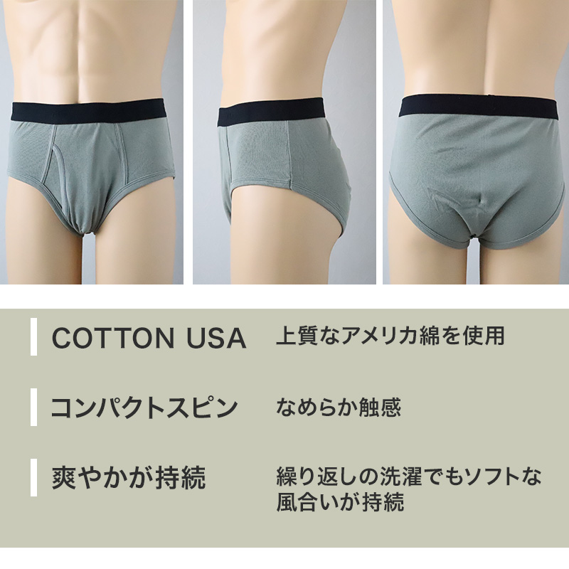グンゼ YG セミビキニブリーフ 3枚組 綿100% 前開き M〜LL GUNZE ワイジー コットン メンズ 男性 紳士 肌着 下着 ブリーフ パンツ インナー M L LL (在庫限り)