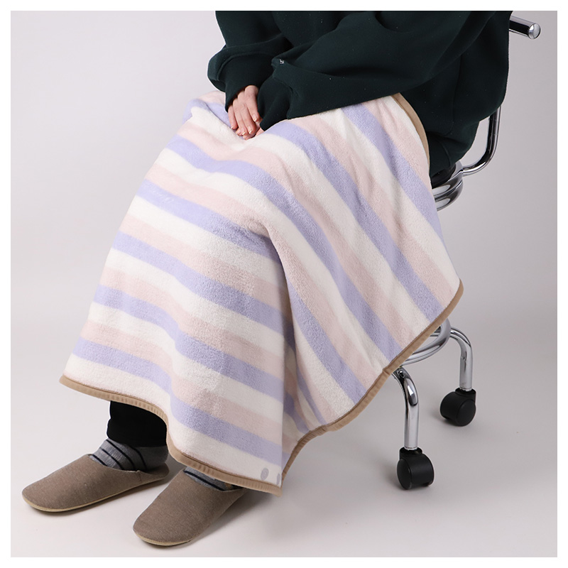 ふわもこ ブランケット ひざ掛け フリース 毛布 ポンチョ 肩掛け ボレロ スカート風 約70×100cm 防寒 軽量 柔らか あったか かわいい 使い分け 多機能 携帯用 (在庫限り)