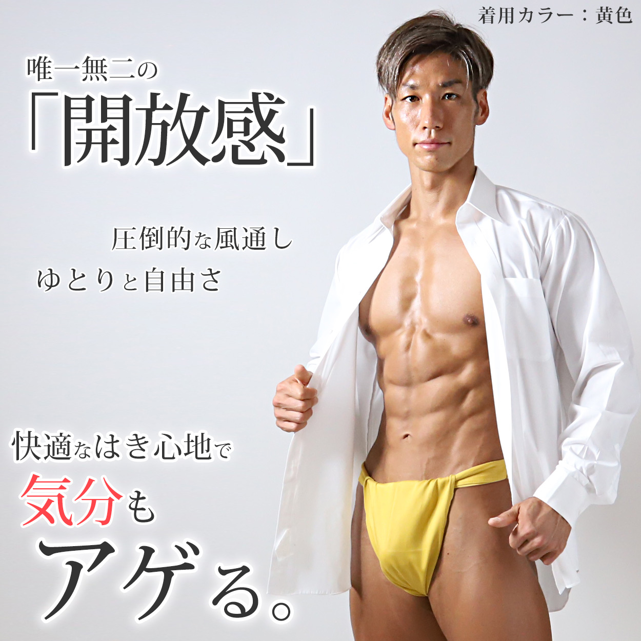 ふんどし メンズ 綿100％ 下着 インナー 六尺褌 幅広 風水カラー 蒸れない 快適 やわらかい 通気性の良い 開放感 ギフト フリーサイズ (男性 祭り 伝統的 和服)