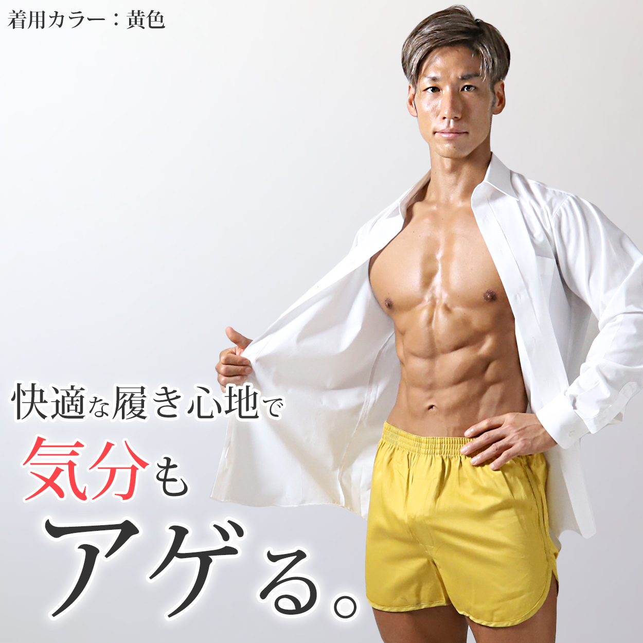 トランクス メンズ 綿100% 前開き 大きいサイズ 下着 インナー スリット 風水カラー 無地 通気性 3L-6L 男性 3L 4L 5L 6L 派手 ゆったり コットン