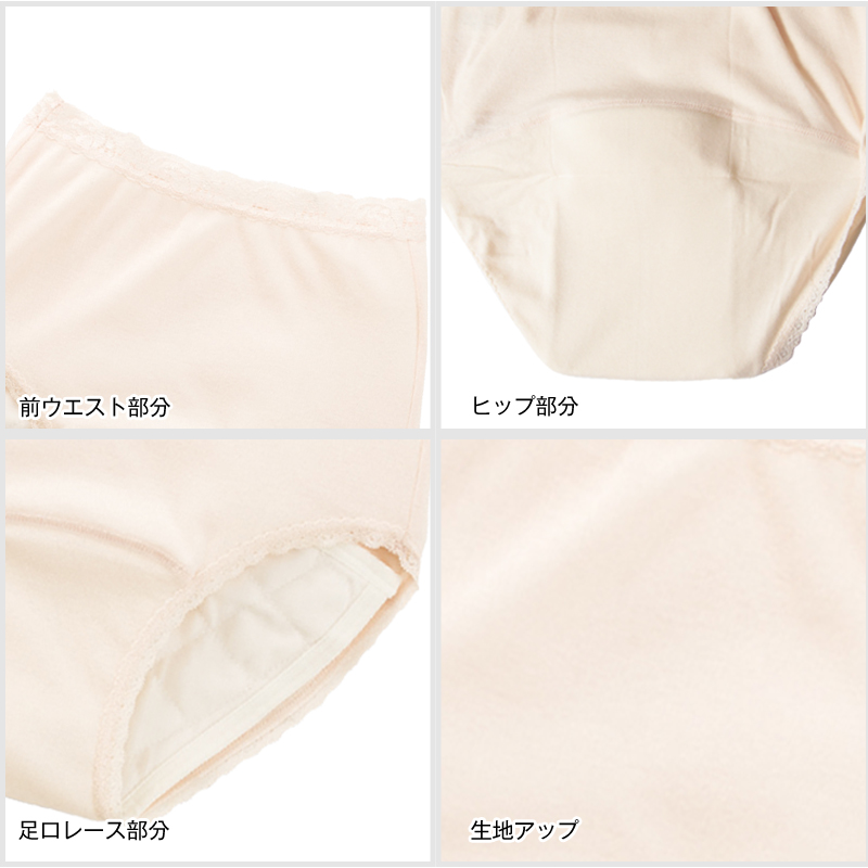 婦人 100cc対応 安心快適ショーツ M〜LL (大失禁 尿漏れ レディース パンティー 吸水)
