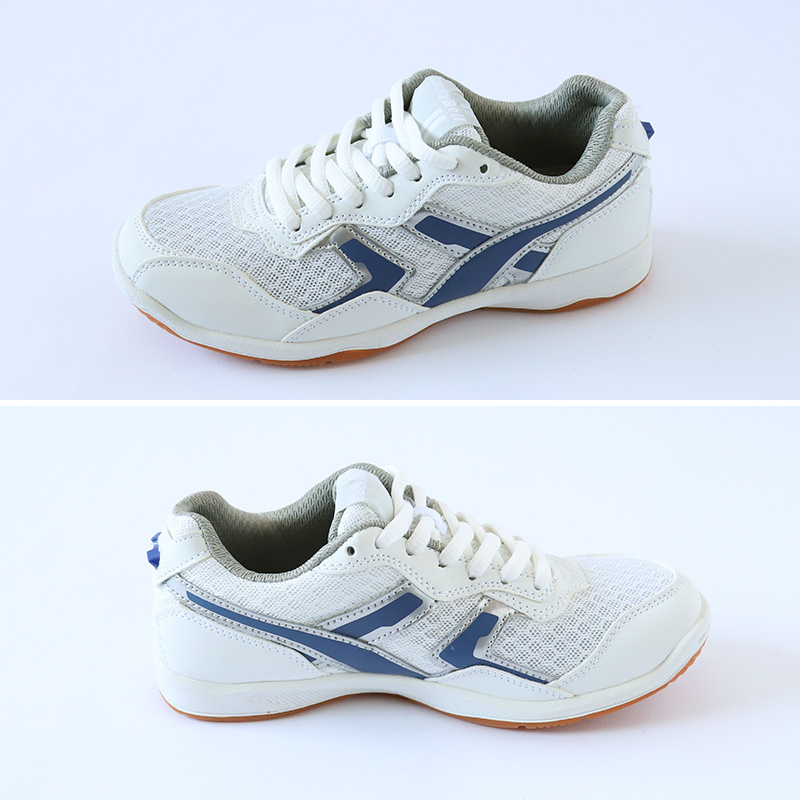 体育館シューズ 体育館履き 内履き 上履き 校内履き 学校 スクールシューズ スニーカー 子供靴 紐靴 22cm〜30cm ラッキーベル ベルトップ2000 白 (送料無料)