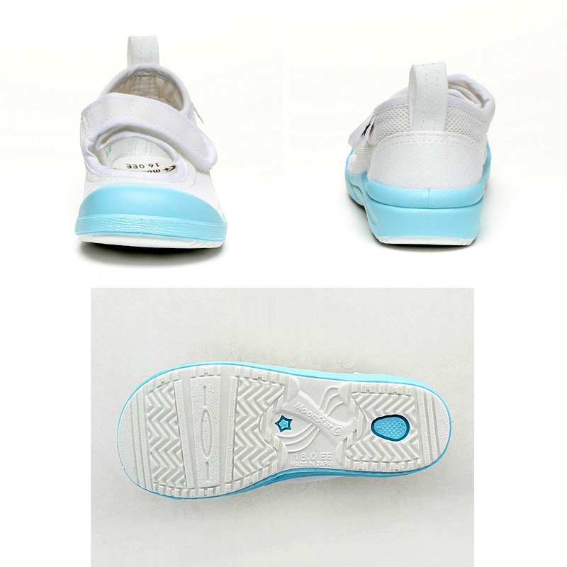 上履き 内履き 上靴 子供靴 ムーンスター マジックテープ 14cm〜21cm moonstar 保育園 幼稚園 小学校 内ズック キッズ 学校 入園 入学 面接 (取寄せ)