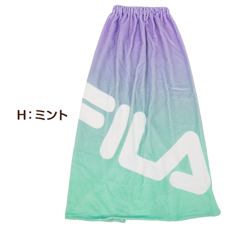 ラップタオル 巻きタオル 100cm キッズ FILA ボーダー カラフル プール タオル 子供 女の子 ビーチタオル バスタオル 小学生 水泳 ジュニア 吸水